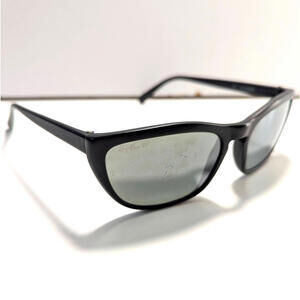 Vintage RAY-BAN BAUSCH & LOMB PS1 Polarized Matte Black Plastic Sunglasses